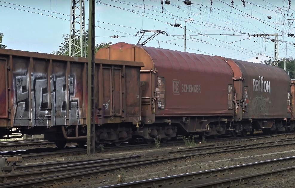 Graffiti Train in Rybnik - Photo by freightraffic - sge, freight, fret (2016)