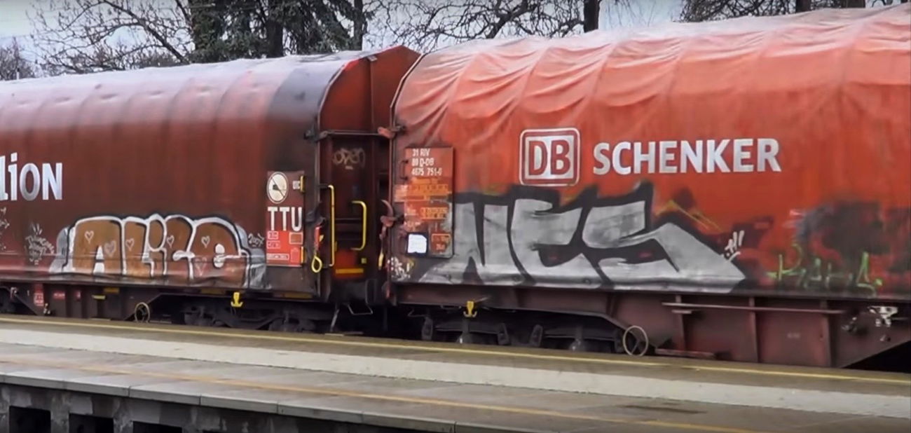 Graffiti Train in Česko - Photo by freightraffic - alice, ncs, db (2015)