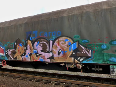 Graffiti Train in Česko - Photo by freightraffic - paso, fr8, freight (2017)