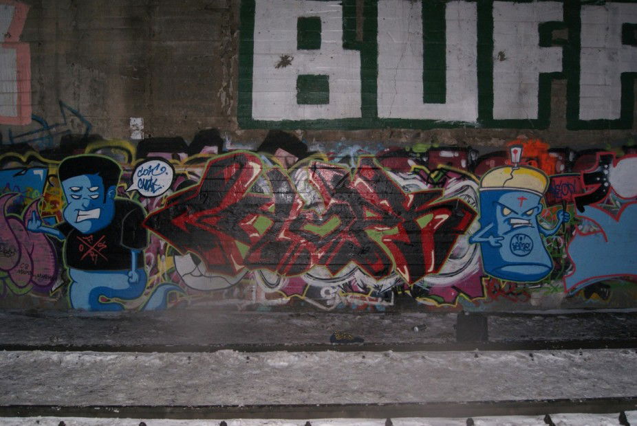 Graffiti Wall in Tula - Photo by fros