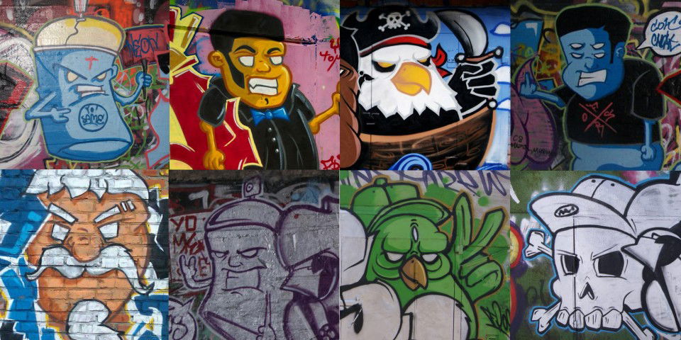 Graffiti Wall in Tula - Photo by fros