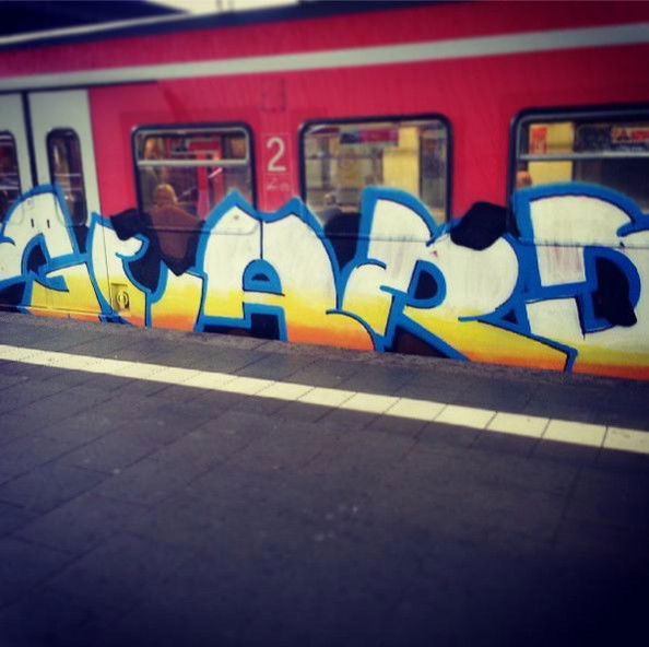 Graffiti Train in Germany - Photo by froschfurz - Guard (2013)