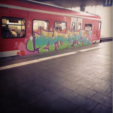 Graffiti Train in Germany - Photo by froschfurz - Odes (2013)