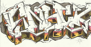 Graffiti Sketch - Photo by fuckeverybody