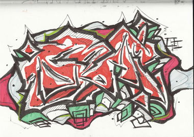 Graffiti Sketch - Photo by fuckeverybody (2014)