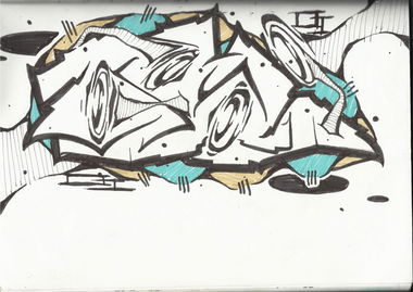 Graffiti Sketch - Photo by fuckeverybody