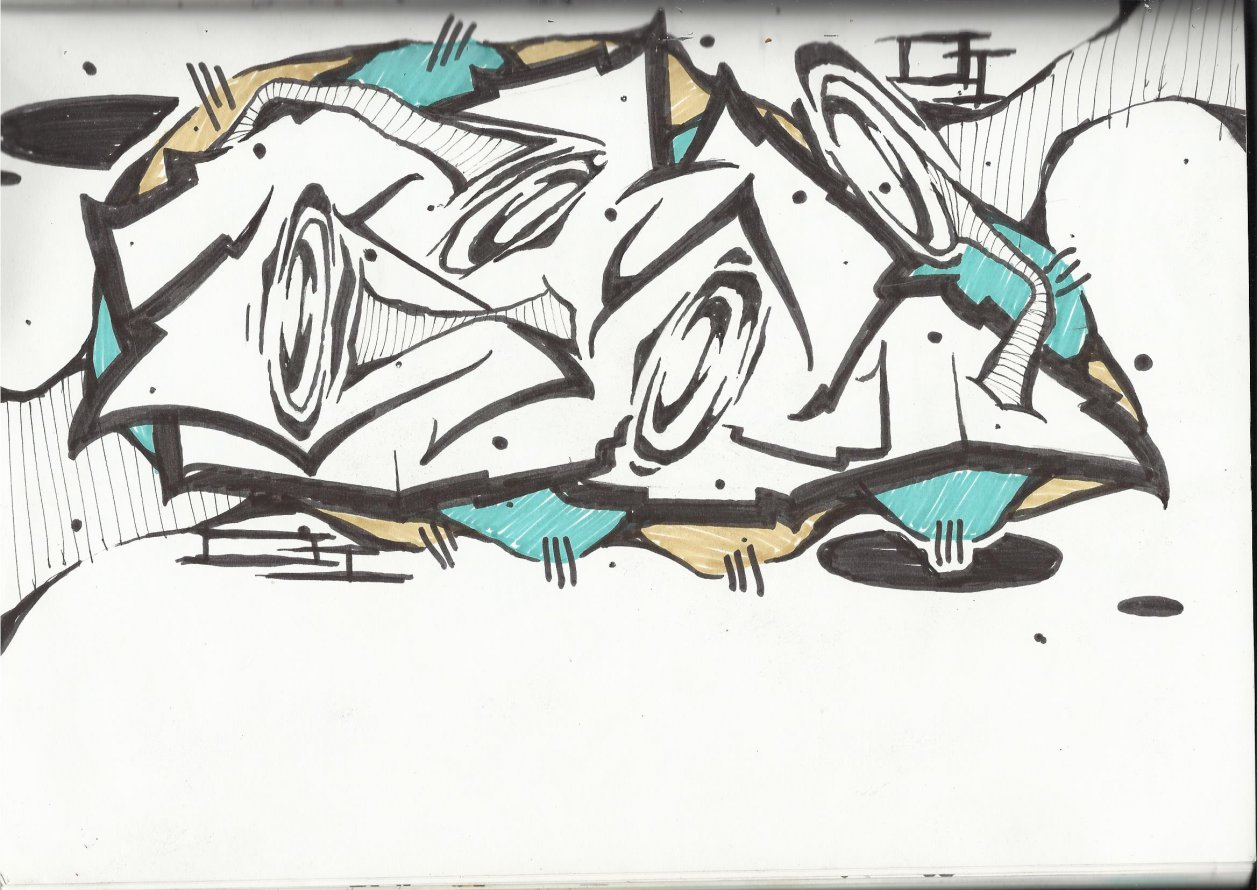 Graffiti Sketch - Photo by fuckeverybody