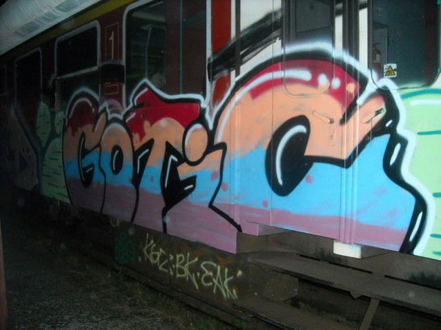 Graffiti Train - Photo by funkshit - gotic