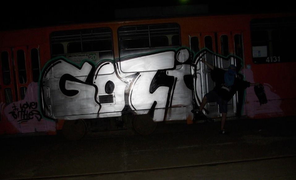 Graffiti Train - Photo by funkshit - gotic (2010)