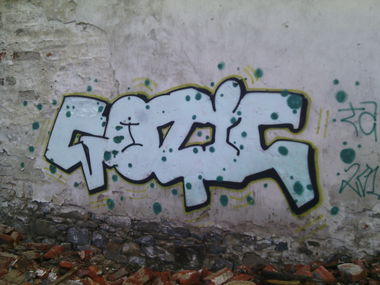 Graffiti Bombing - Photo by funkshit - gotic