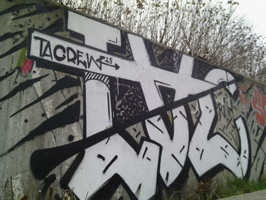 Graffiti Bombing - Photo by funkshit