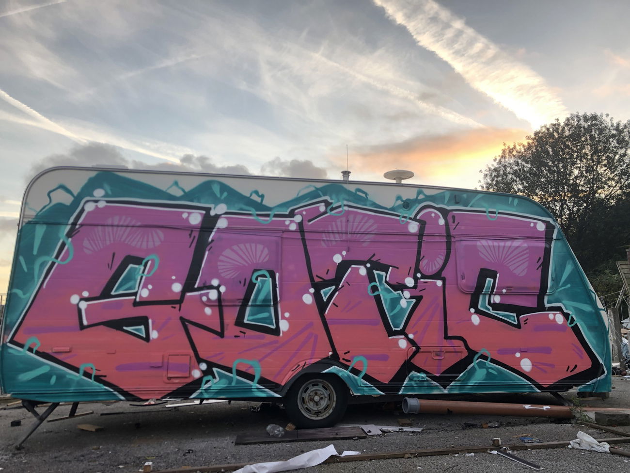 Graffiti Bombing - Photo by funkshit - Gotic