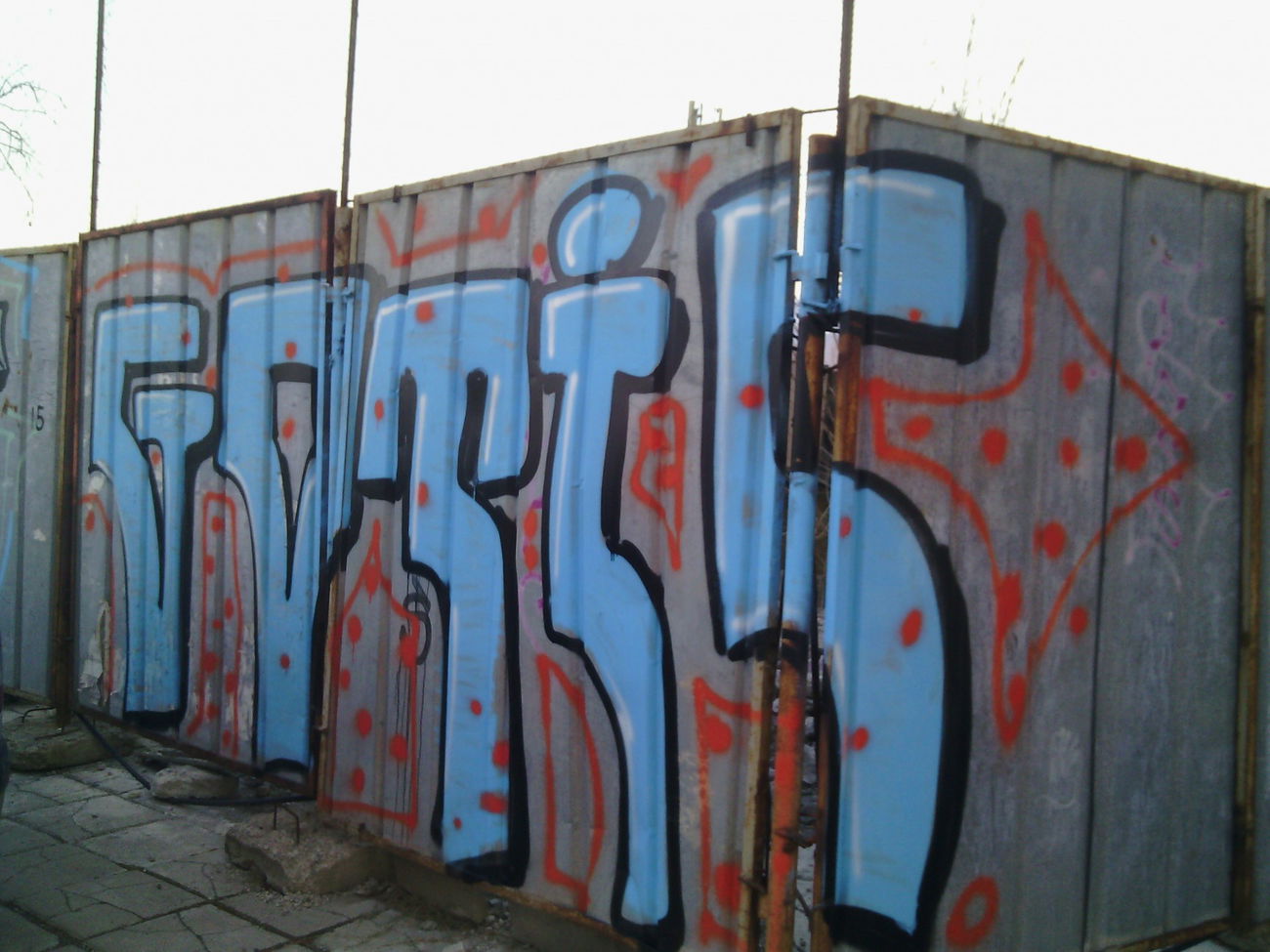Graffiti Bombing - Photo by funkshit - gotic