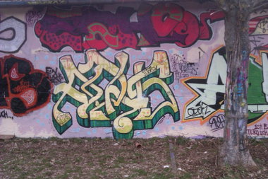 Graffiti Wall - Photo by funkydude33 - ADHS, GANG, TÜBINGEN (2013)