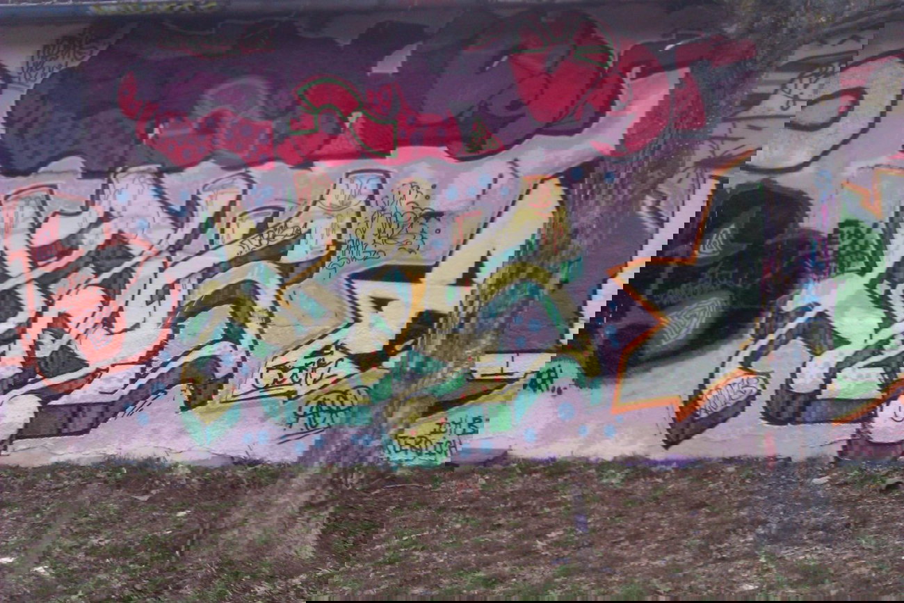 Graffiti Wall - Photo by funkydude33 - ADHS, GANG, TÜBINGEN (2013)