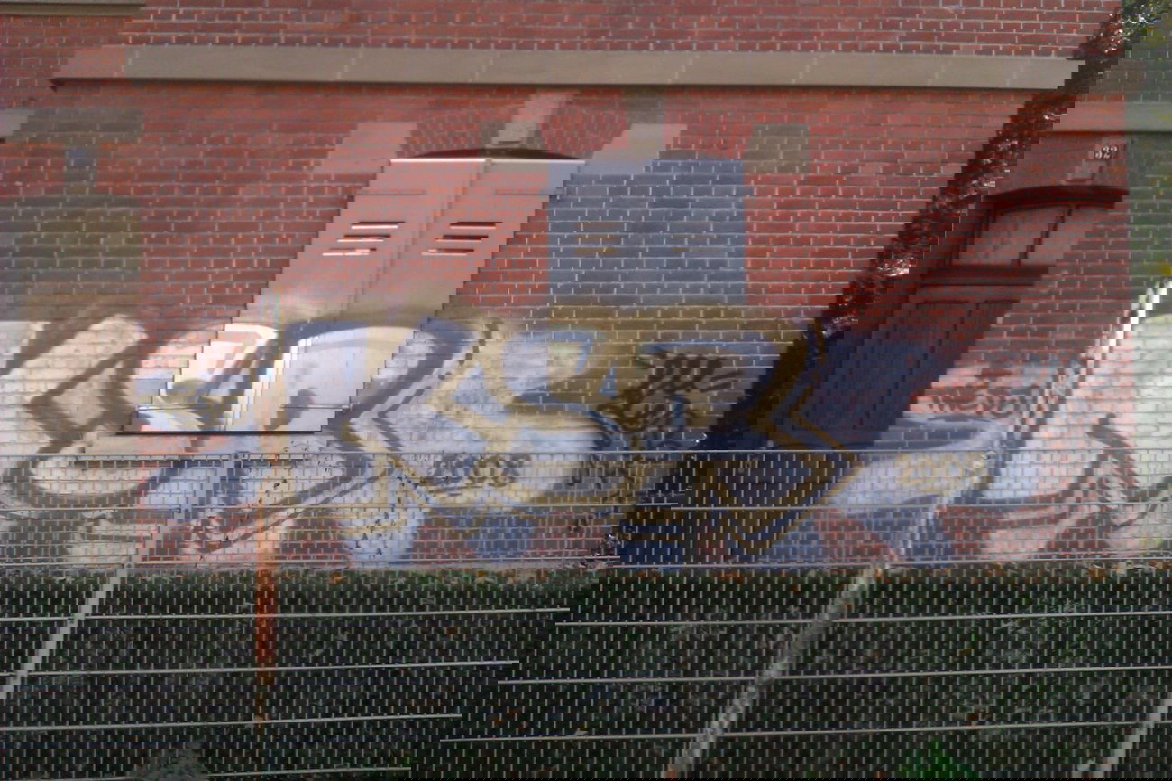 Graffiti Bombing - Photo by funkydude33 - 4THEDJ, KSR, TÜBINGEN (2008)