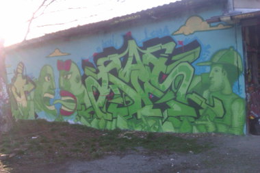 Graffiti Wall - Photo by funkydude33 - ADHS, TÜBINGEN