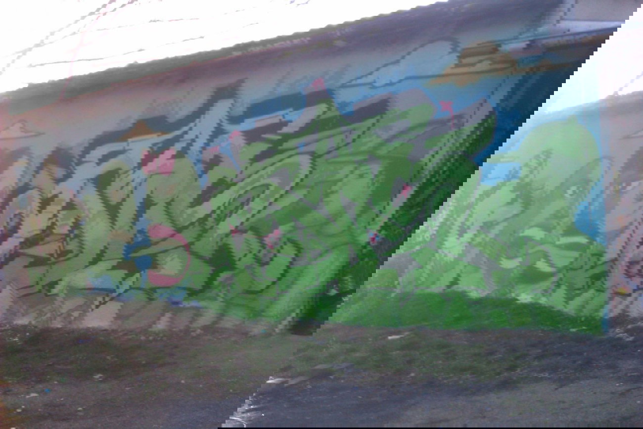 Graffiti Wall - Photo by funkydude33 - ADHS, TÜBINGEN