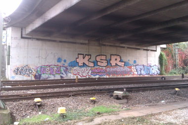 Graffiti Bombing - Photo by funkydude33 - KSR, NSKFC, FISER