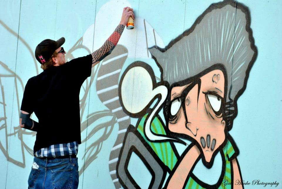 Graffiti Wall - Photo by funkytoyshit - retro, mullern, woodhood