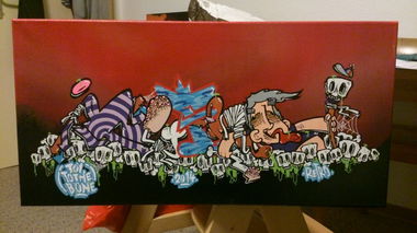 Graffiti Artwork - Photo by funkytoyshit - retro, funky, toy