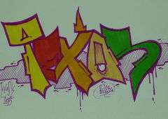 Graffiti Wall - Photo by funkytoyshit - funkytoyshit, retro (2015)