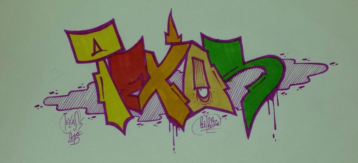 Graffiti Wall - Photo by funkytoyshit - funkytoyshit, retro (2015)