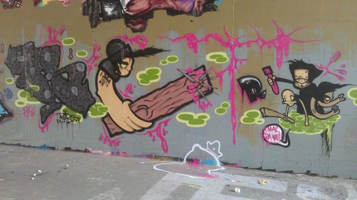 Graffiti Wall - Photo by funkytoyshit