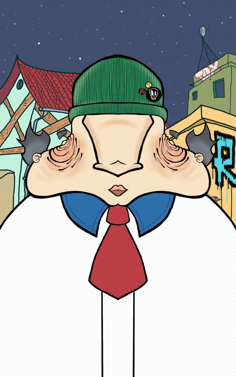 Graffiti Sketch - Photo by funkytoyshit - retro, funky, toy