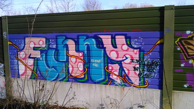 Graffiti Wall - Photo by funnyfrisch - fly, Dortmund (2014)