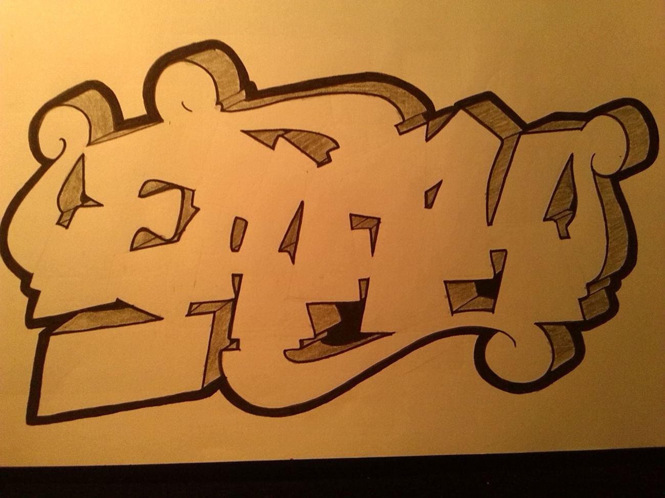 Graffiti Sketch - Photo by futlocker - erak