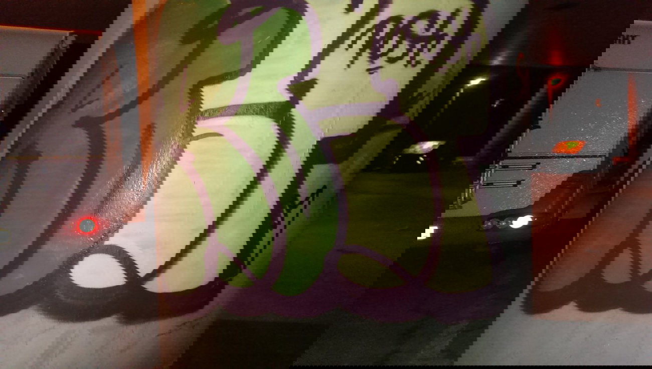 Graffiti Bombing in Essen - Photo by gartenzwerg - rost