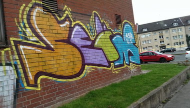Graffiti Bombing in Essen - Photo by gartenzwerg - seym