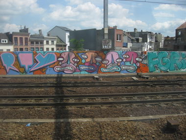 Graffiti Wall - Photo by gartenzwerg - RTY, FGR, Antwerpen