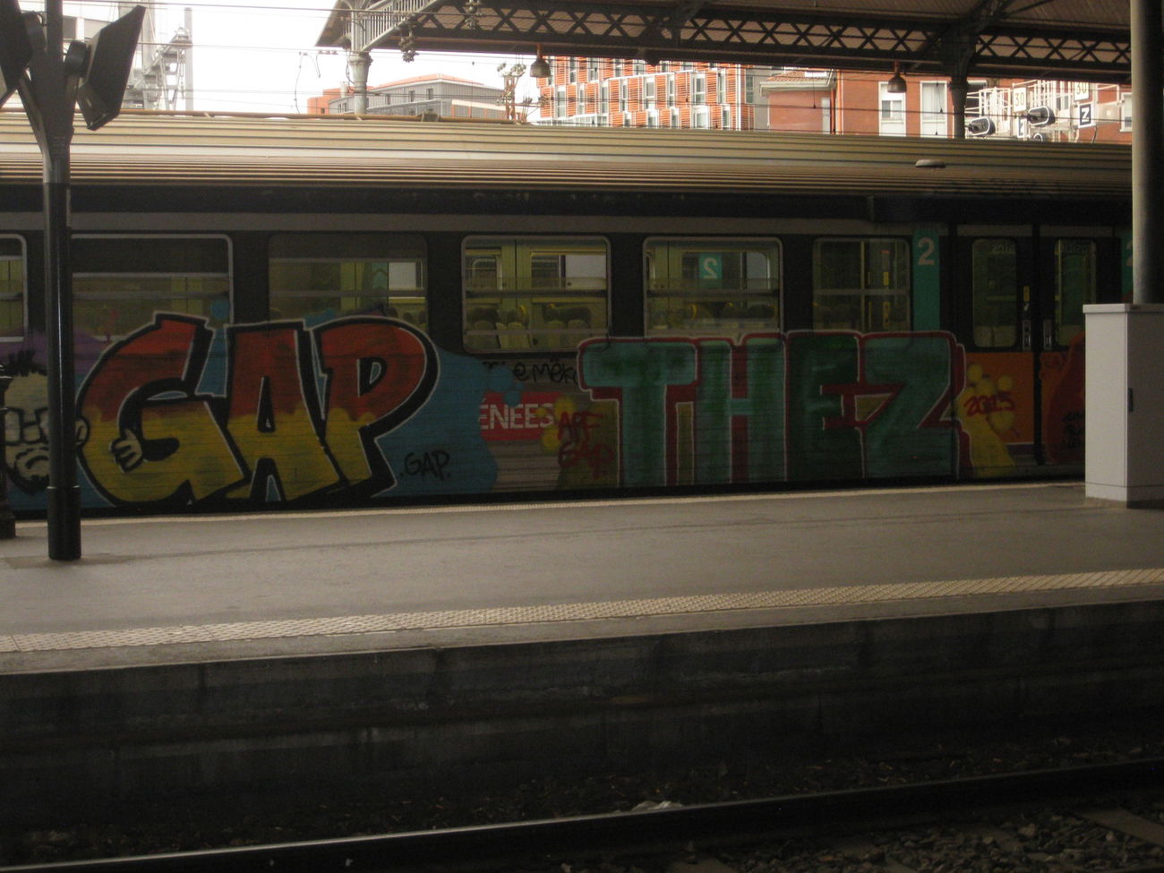 Graffiti Train - Photo by gartenzwerg - GAP, THEZ, Toulouse
