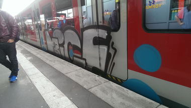 Graffiti Train - Photo by gartenzwerg - nice
