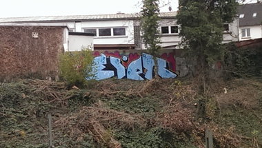 Graffiti Bombing in Essen - Photo by gartenzwerg - eier