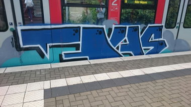 Graffiti Train - Photo by gartenzwerg - teas