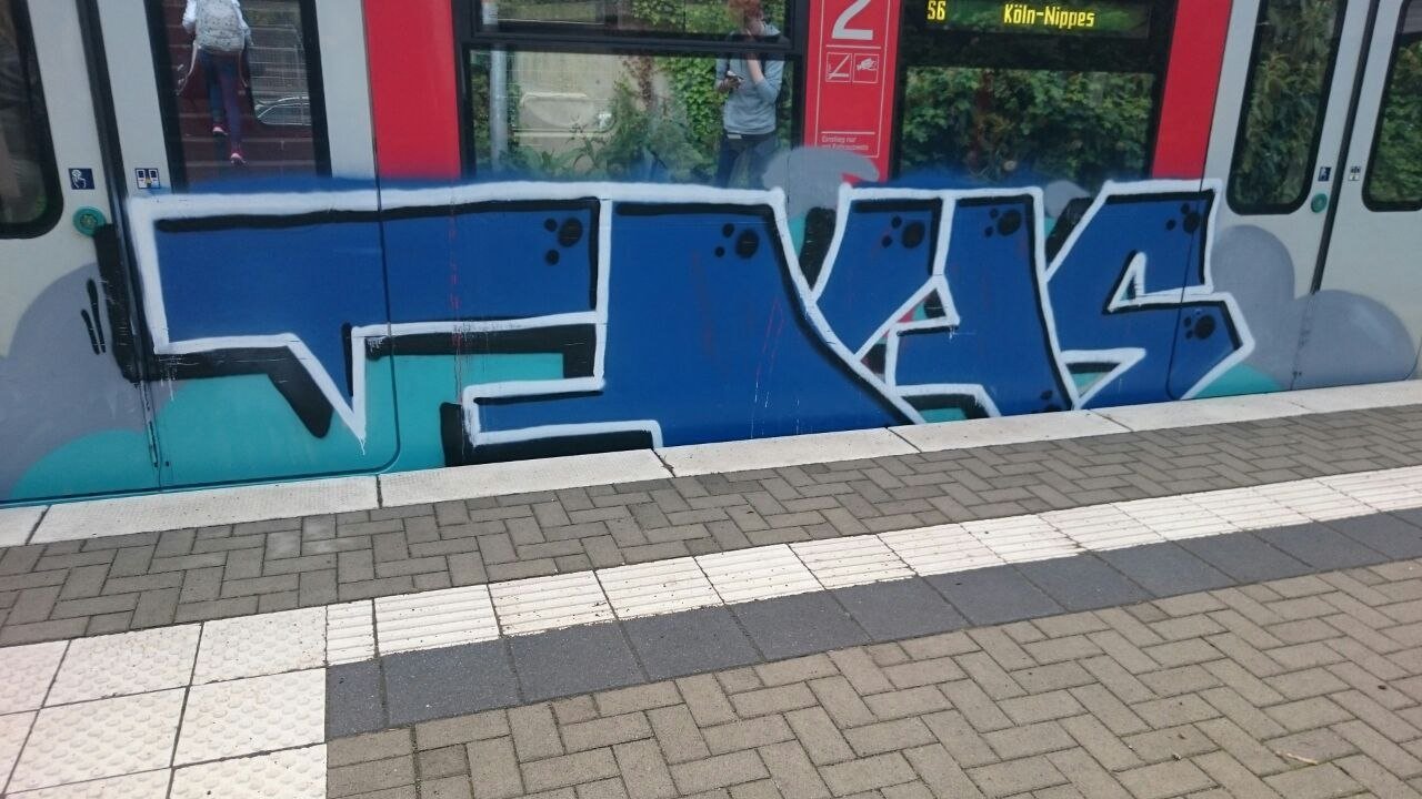 Graffiti Train - Photo by gartenzwerg - teas