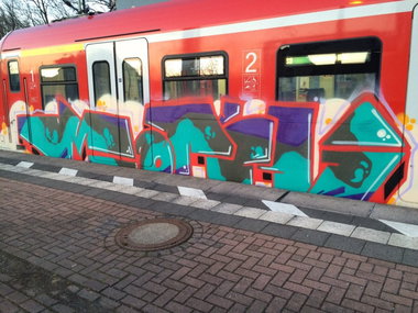 Graffiti Train - Photo by gartenzwerg - motiv