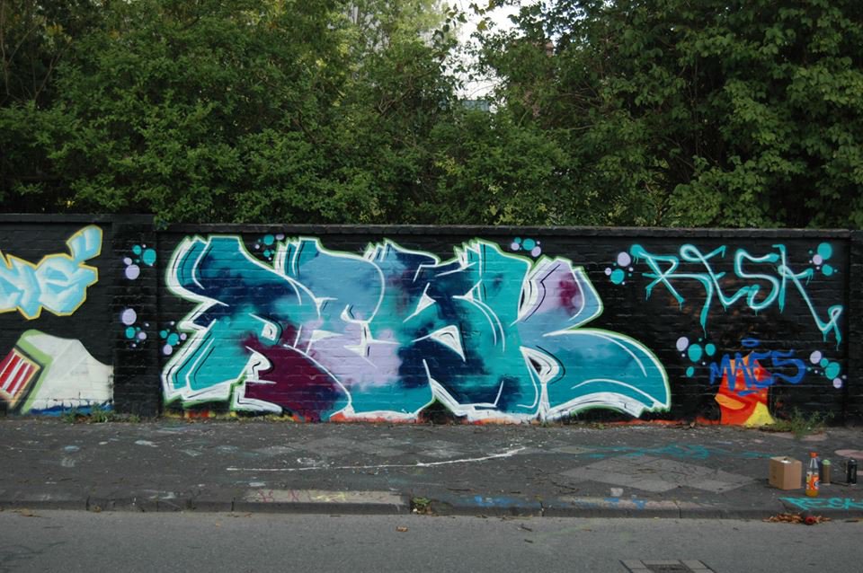 Graffiti Wall - Photo by gartenzwerg - ReskOne (2013)