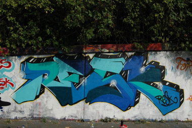 Graffiti Wall - Photo by gartenzwerg - Resk (2013)
