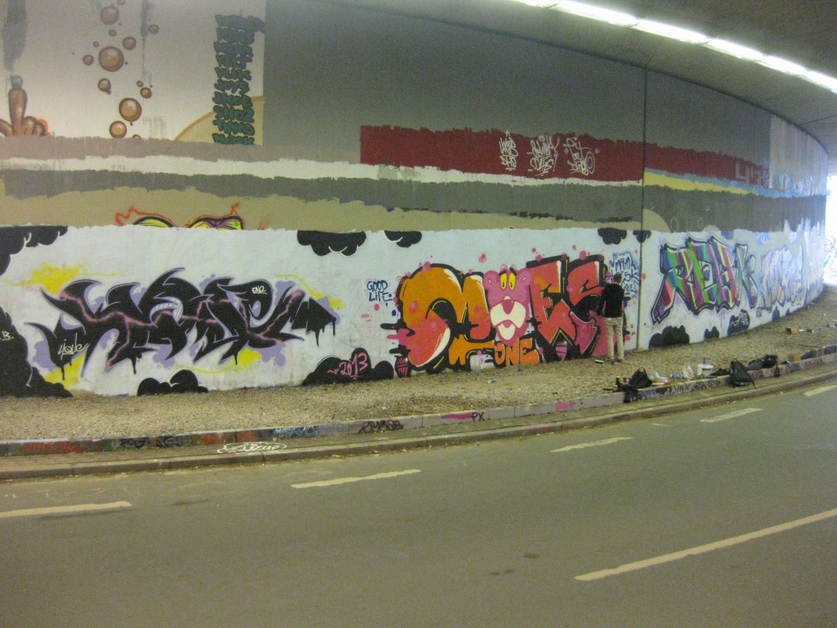 Graffiti Wall - Photo by gartenzwerg - LiqueMaesReskMayo (2013)