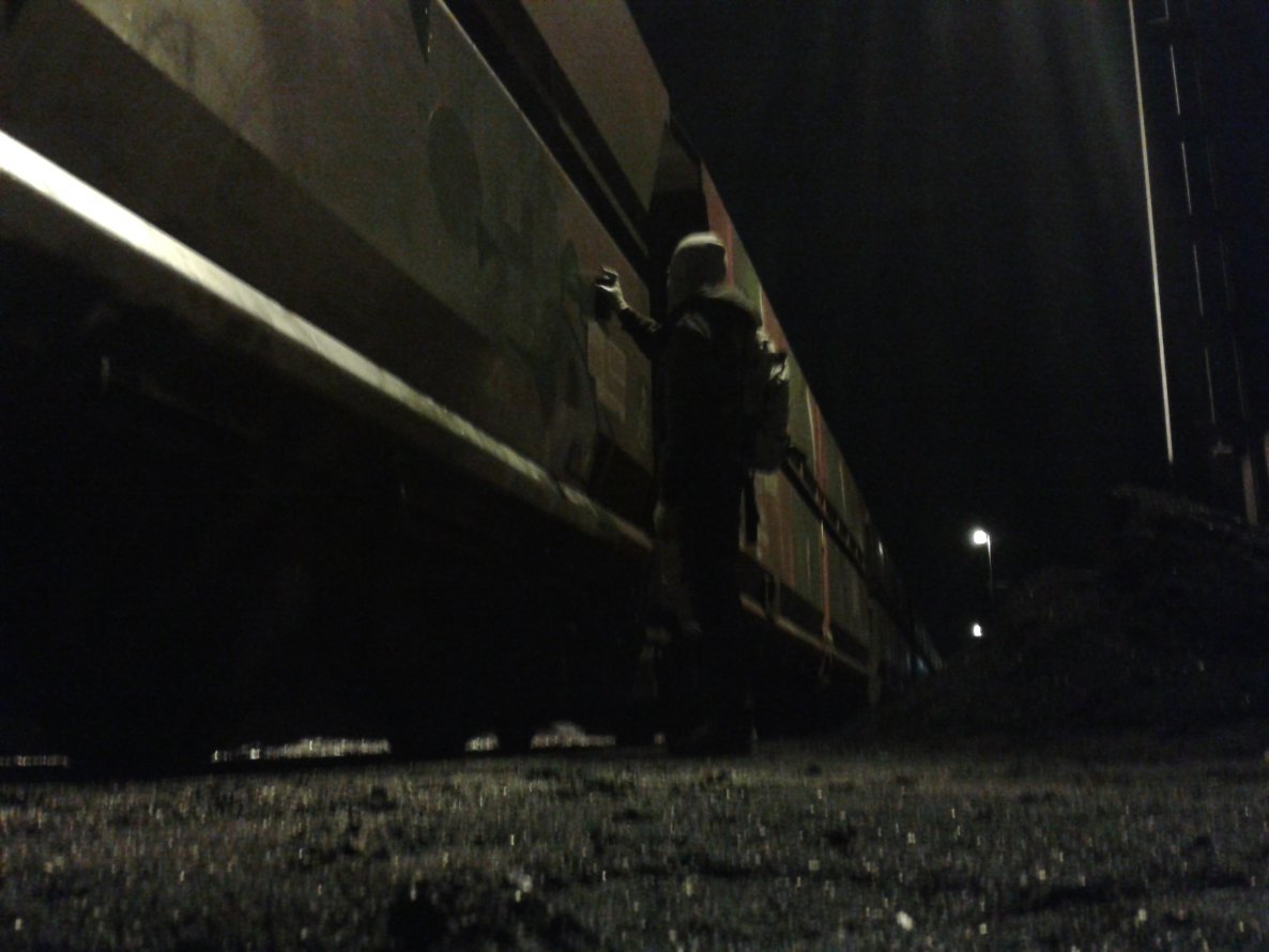 Graffiti Train - Photo by gartenzwerg - atmo