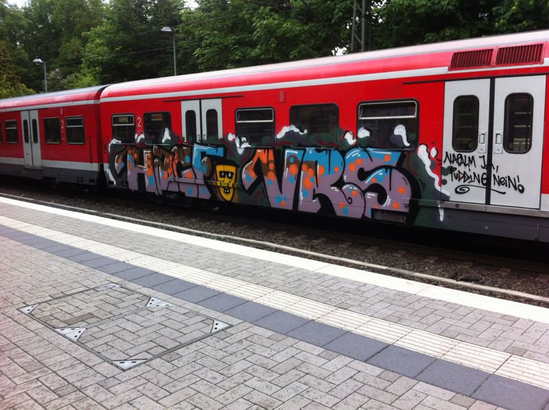 Graffiti Train - Photo by gartenzwerg - hacf, vrs, s6
