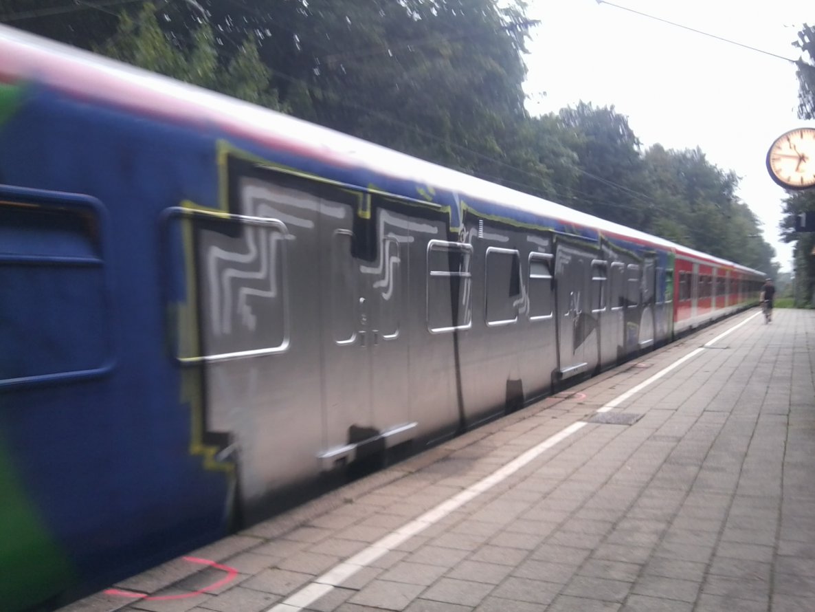 Graffiti Train - Photo by gartenzwerg - hacf, s6