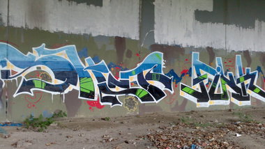 Graffiti Bombing - Photo by gartenzwerg - shet, fink