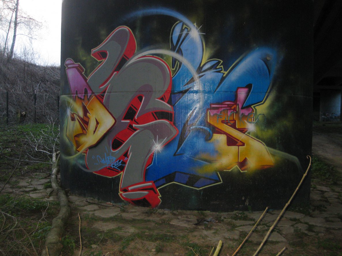 Graffiti Wall - Photo by gartenzwerg - Demon, Dems