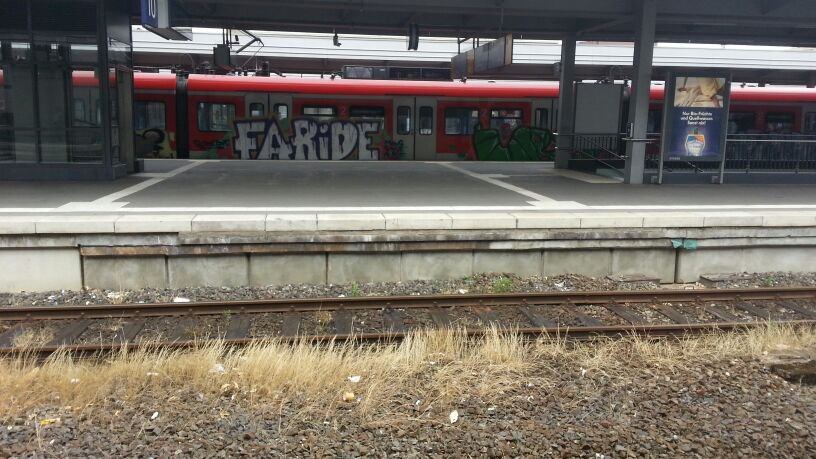 Graffiti Train - Photo by gartenzwerg - faride, ib's