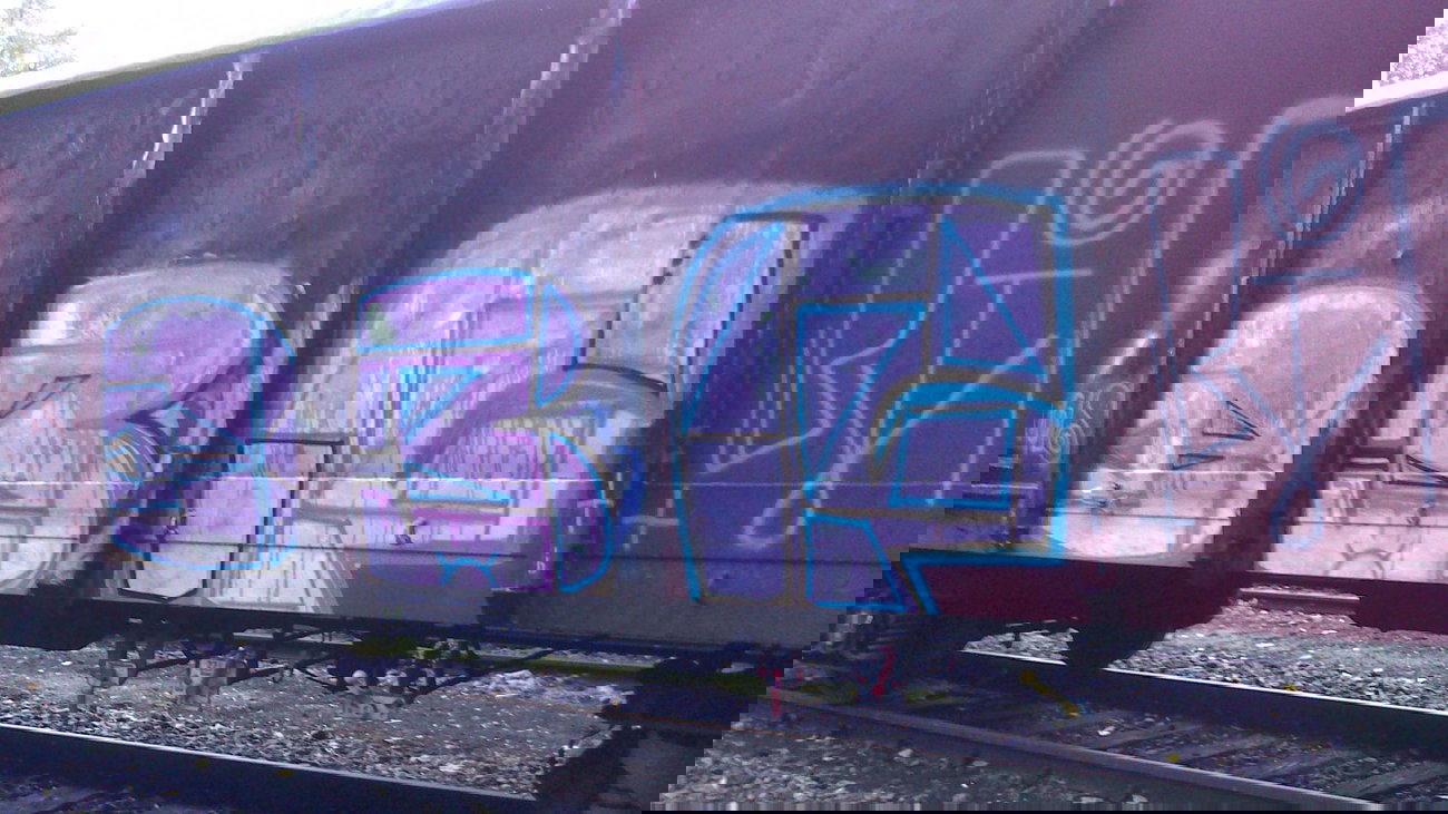 Graffiti Train - Photo by gartenzwerg - DBF